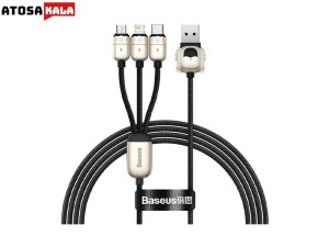 کابل سه سر یواس‌بی به لایتنینگ، میکرو و تایپ‌سی بیسوس BASEUS Year of the Tiger 3in1 USB para M+L+C 3.5A 1.2m CASX010001