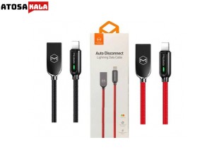 کابل لایتنینگ مک دودو Mcdodo CA-5261 Auto Disconnect Data Cable طول 1.2 متر توان 2.4 آمپر