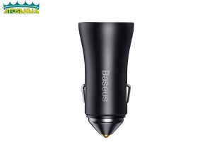 شارژر فندکی خودرو دو پورت تایپ‌سی 40 وات بیسوس Baseus Golden Contactor Pro Car Charger GJP000013