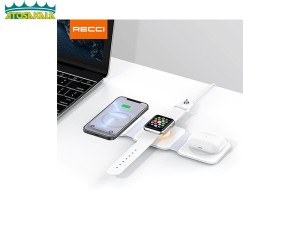 شارژر وایرلس رسی مدل Recci Wireless charger RCW-27 با حداکثر توان 15W