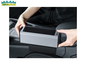 جعبه نظم دهنده داخل خودرو و هاب شارژر بیسوس Baseus Car Organizer Cup Holder CRCWH-A01 با جالیوانی