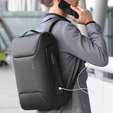 کوله پشتی حرفه ای ضد آب لپ تاپ 15.6 اینچ دارای پورت USB بنج BANGE BG-7216 Backpack 15.6 inch Laptop Waterproof