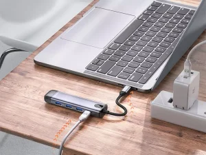 هاب 5 پورت Type C مک دودو Mcdodo HU-7750 5 in 1 USB-C HUB USB3.0 HDMI 4K ( ارسال سریع و پلمپ شرکتی )