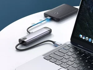 هاب 5 پورت Type C مک دودو Mcdodo HU-7750 5 in 1 USB-C HUB USB3.0 HDMI 4K ( ارسال سریع و پلمپ شرکتی )