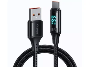 کابل Type C مک دودو Mcdodo CA-1080 Digital HD Super Charge Data cable طول 1.2 متر توان 66 وات ( ارسال سریع و پلمپ شرکتی )