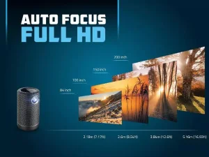 ویدیو پروژکتور هوشمند پاورولوژی Powerology Auto Focus Full HD Portable PWPROJ30