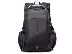 کوله پشتی ضد آب لپ تاپ 17 اینچ با دو درگاه یو اس بی و آی یو ایکس بنج Bange BG-1901 Ransel Hitam Backpack Pria Tas 17 Inch