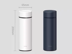 فلاسک هوشمند 480 میلی لیتری شیائومی دارای نمایشگر دما Xiaomi QUANGE Intelligent Thermos Mug With Pop Lid SJ080602 BW401