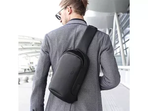 کوله تک بند حرفه ای ضد آب دارای USB بنج BANGE BG-7221 Men Bag Casual Business Messenger Cloth Bag