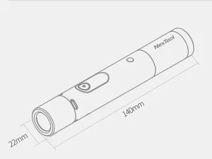 چراغ قوه و جرقه الکتریکی شیائومی Xiaomi NexTool NE20040 Lightning Electric Arc Self Defense Flashlight