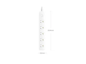 چندراهی برق هوشمند 5 سوکت شیائومی Xiaomi XMZNCXB01QM Smart Power Strip 2 5-bit Jack Version