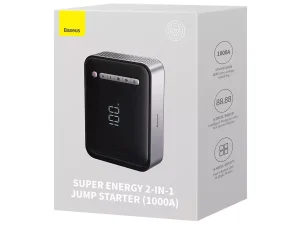 پاوربانک و جامپ استارتر خودرو بیسوس Baseus Super Energy Car Jump Starter Pro CRJS03-01