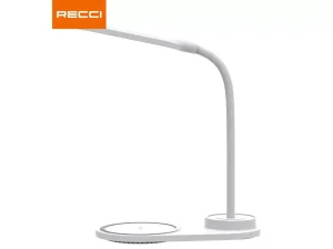 شارژر بی سیم و چراغ رومیزی رسی Recci Desktop Wireless Charging Lamp RLS-L08