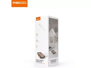 شارژر بی سیم و چراغ رومیزی رسی Recci Desktop Wireless Charging Lamp RLS-L08