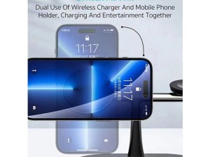 شارژر وایرلس 3 کاره کوتسی Coteci 3in1 Magsafe Stand Wireless Charger 32113