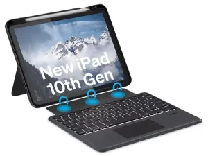 کاور کیبورددار مگنتی آیپد 10.9 و 11 اینچ کوتتسی Coteetci Magnetice Sphit Keyboard Lither Case Ipad 10.9/11 64008