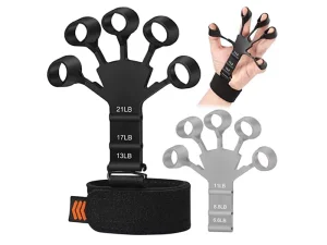 کش تقویت ساعد و مچ دست گریپستر Silicone Gripster, Finger Grip Strengthener Strengthening Exercises