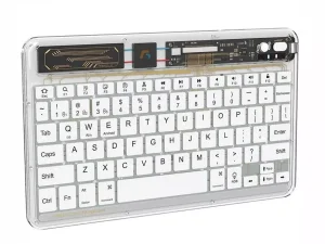 کیبورد بی سیم سه حالته کوتتسی Coteetci Three-mode wireless keyboard 84007