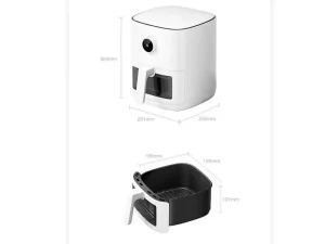 هواپز و سرخ کن هوشمند شیائومی Xiaomi Mijia Smart Air Fryer Pro 1200W 4L Air fryer MAF04