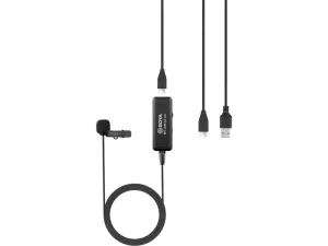 میکروفون با سیم یقه ای بویا BOYA BY-DM10 UC Microphone with Lightning and USB Type-A Cables