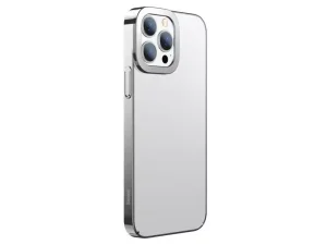 قاب محافظ شفاف آیفون 13 پرومکس بیسوس Baseus Case Transparent Electroplating Cover iPhone 13 Pro Max ARMC000512