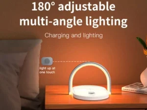 شارژر بی سیم و چراغ خواب رسی Recci RLS-L15 Wireless Charging 3-In-1 charger 15W