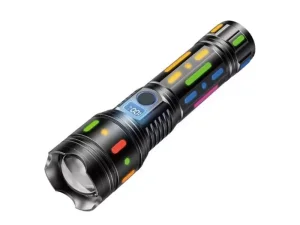 چراغ قوه شارژی فلورسنت زوم تلسکوپی 50 وات چند منظوره Multifunction Telescopic Zoom Fluorescent Light Absorber Flashlight G85