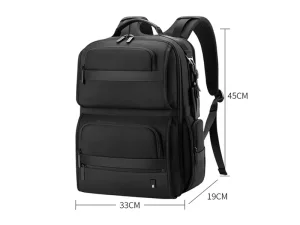 کوله پشتی ضد آب لپ تاپ 15.6 اینچ بنج BANGE BG-G62 Casual Men Shoulders Bag Travel Backpack