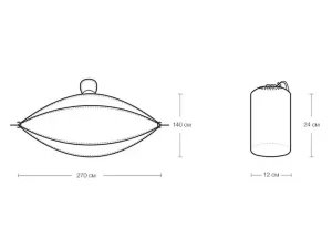 تخت آویز درختی شیائومی Xiaomi Chao Outdoor Anti-mosquito Hammock YC-HWDC01