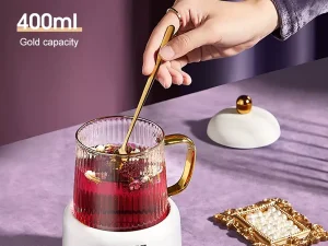 فلاسک دمنوش و چای قابل حمل شیائومی Xiaomi Youpin QUANGE Full Grid Crystal Tea Glass SJ020401