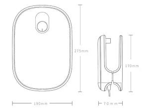 کیسه آب گرم برقی شیائومی کیسه آب گرم برقی شیائومی Xiaomi Qualitell N1Electric Hot Water Bag Smart Digital Display ZSS211104