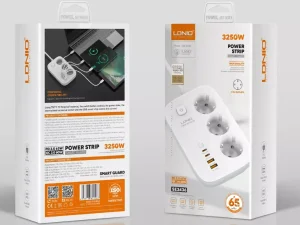 چند راهی و شارژر 6 سوکت و 3 یو اس بی شیائومی Xiaomi CXB6-1QM Power Strip