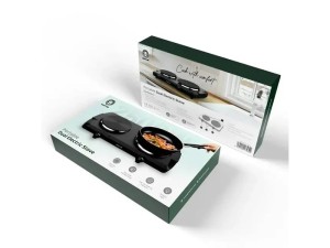 اجاق برقی دو صفحه گرین لاین Green Lion Portable Dual Electric Stove GNPTDLESTOVBK توان 2500 وات