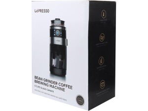 دستگاه قهوه‌ ساز و آسیاب قهوه لپرسو LePresso Bean Grinder LP6DCMBK ظرفیت 750 میلی لیتر