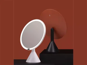 آینه آرایشی رومیزی ال ای دی دار تاشو شیائومی Xiaomi Jordan And Judy LED CountertopVanity Mirror Foldeable Nv536