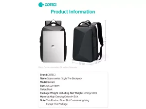 کیف ضربه گیر آیپد 11 اینچ و کیف لوازم جانبی کوتتسی Coteetci iPad 11 Anti falling storage handbag 61031