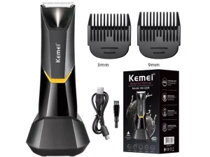 ریش تراش و ماشین اصلاح موی سر و بدن حرفه‌ای شارژی کمی Kemei KM-696 5 in 1 trimmer shaver