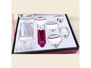 اپیلاتور چندکاره حرفه‌ای شارژی کمی kemei Usb Rechargeable Women Epilator km-6051