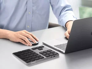 کاور کیبورد دار مگنتی بی سیم آیپد 12.9 اینچ ویوو WiWU MK-001 Magic Wireless Keyboard For iPad 12.9 inch