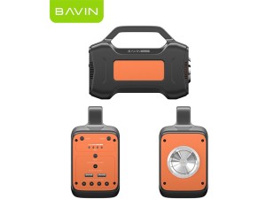 پاوربانک 12000 باوین Bavin PS03 Power Station همراه چراغ قوه