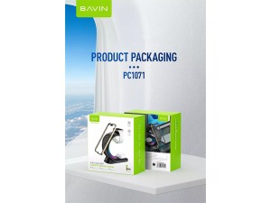 استند و شارژر وایرلس چندکاره مگنتی باوین Bavin PC1071 3in1 توان 15 وات با قابلیت شارژ اپل واچ