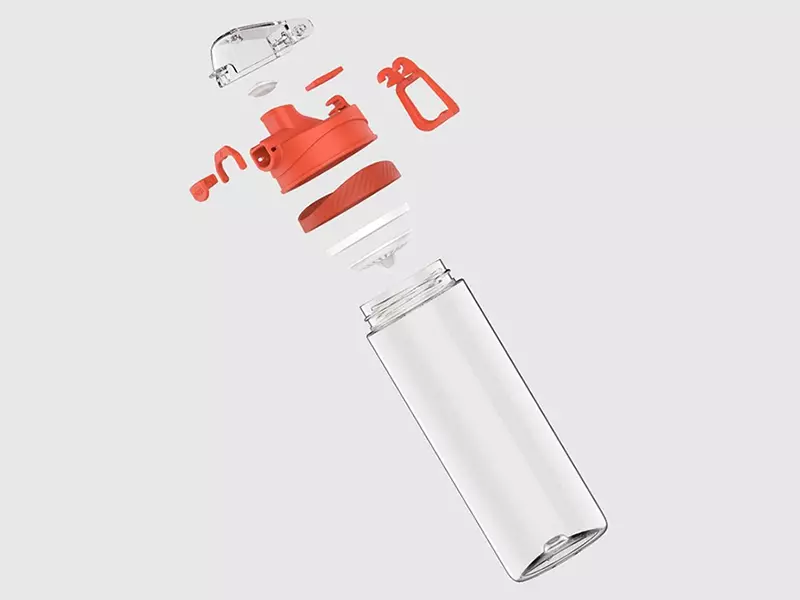 بطری آب شیائومی Thermo bottle for water Fun Home Accompanying Glass 500ml