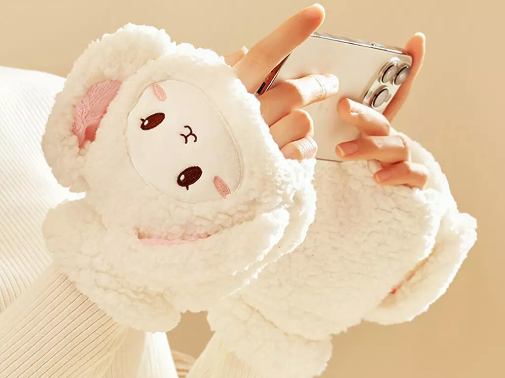 دستکش گرم کن فانتزی شارژی W09 Cute Pet Heating Gloves LLD-W09