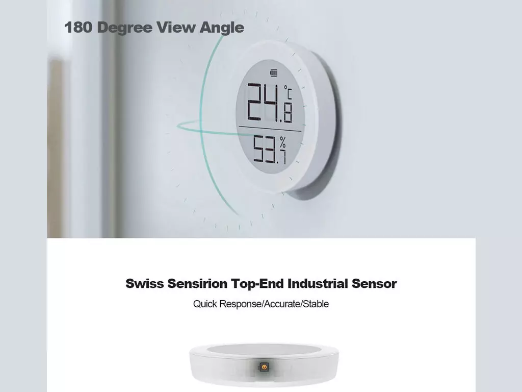 سنسور دما و رطوبت شیائومی Xiaomi Mijia Hygrometer Lite CGDK2 Temperature and Humidity Sensor