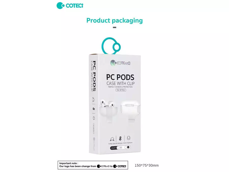 هندزفری بی سیم طرح ایرپادز پرو اپل کوتتسی coteetci Smart Pods Pro Bluetooth Headset CS8823