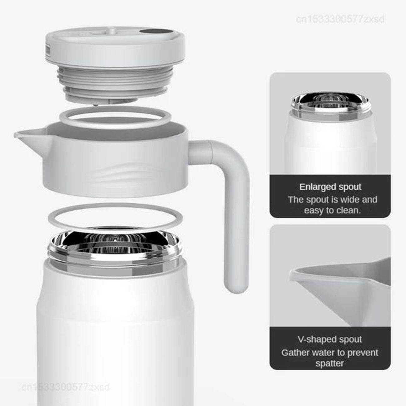 فلاسک 1000 میلی‌لیتر فونجیا Xiaomi Funjia Qujia Simple Portable Thermos Cup 1000ml