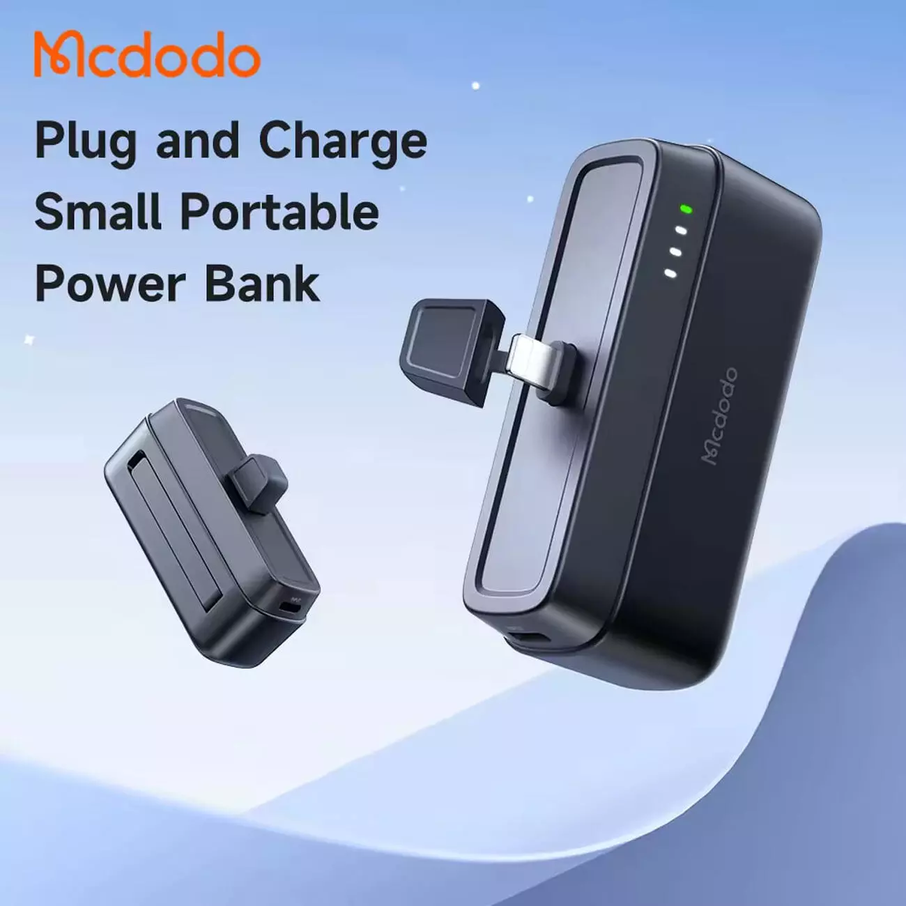 پاور بانک تایپ سی و یو اس بی 65 وات 20000 مک دودو Mcdodo MC-446 Light Interaction Digital Display Power Bank