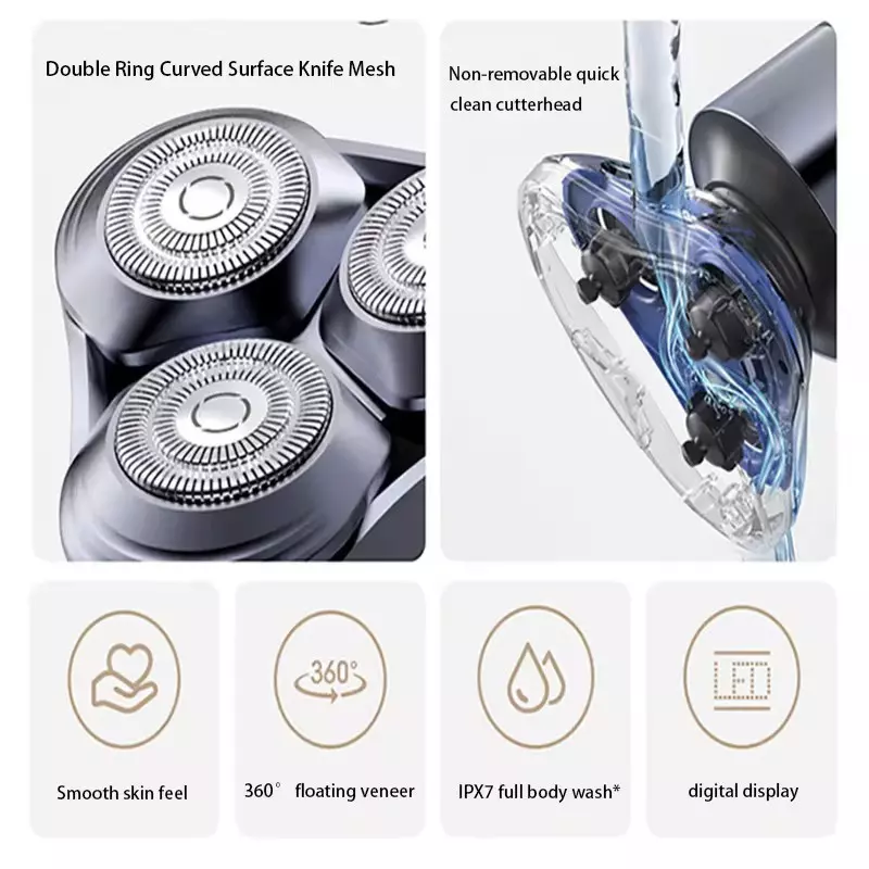 ریش تراش برقی شیائومی Electric Shaver Xiaomi Huanxing Magnetic Drive Electric Shaver S3/S301