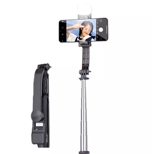 مونوپاد و سه پایه شاتر دار باوین Bavin AP-13 Selfie Stick Tripod همراه با چراغ