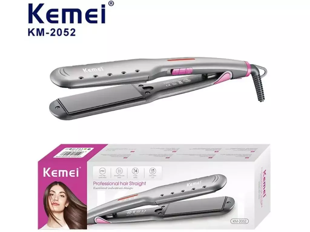 اتو موی حرفه‌ای کمی Kemei KM-2052 Catokan Rambut ProfessionalL Hair Straight